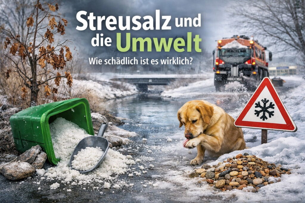 Streusalz sorgt für sichere Straßen, belastet aber Umwelt, Tiere und Pflanzen. Erfahre, wie schädlich Streusalz wirklich ist und welche Alternativen es gibt.